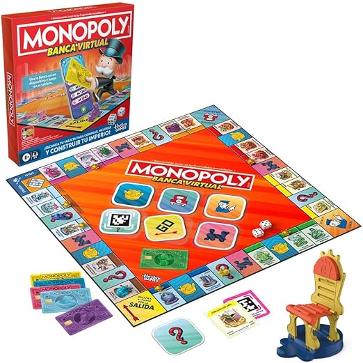 Hasbro Gaming Monopoly Juego de Mesa Banco Virtual