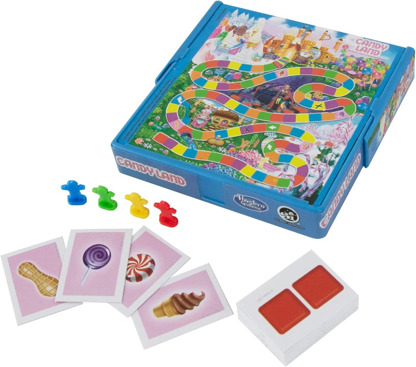 Worlds Smallest Candy Land - Juego de mesa en miniatura, juego de viaje