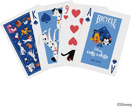 Baraja Coleccionable Bycicle Perros y Gatos de Disney