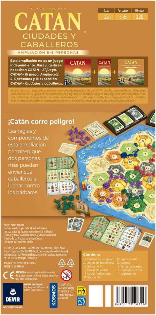 Catan: Ciudades y caballeros: Ampliación 5-6 jugadores