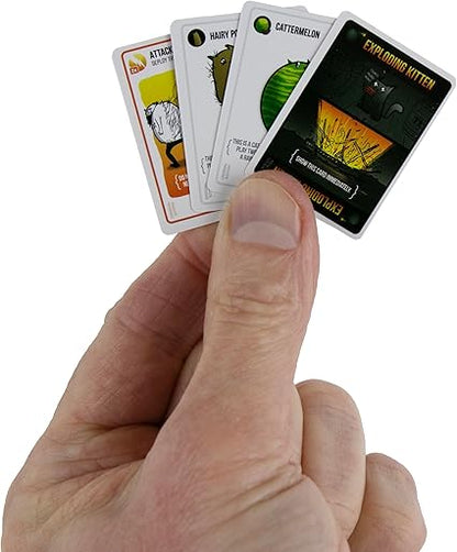 Worlds Smallest Exploding Kittens- Juego de mesa en miniatura, juego de viaje