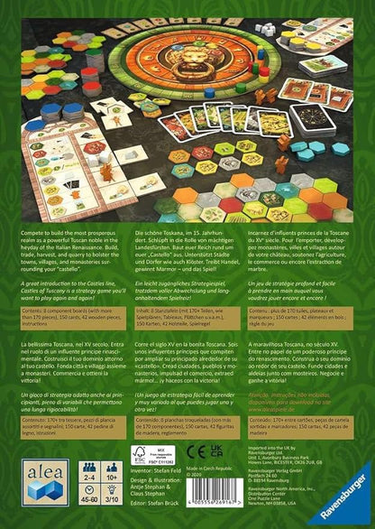 Ravensburger The Castles of Toscany Juego de Estrategia - ESPAÑOL