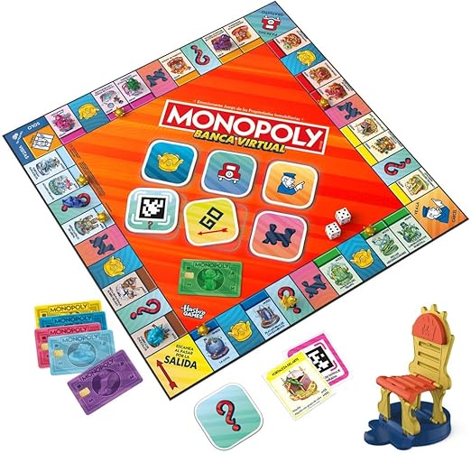 Hasbro Gaming Monopoly Juego de Mesa Banco Virtual