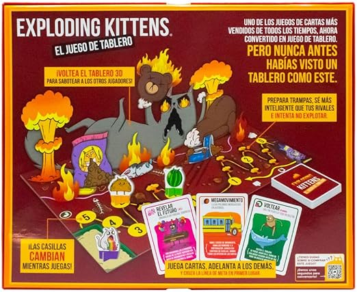 Exploding Kittens Juego de Tablero