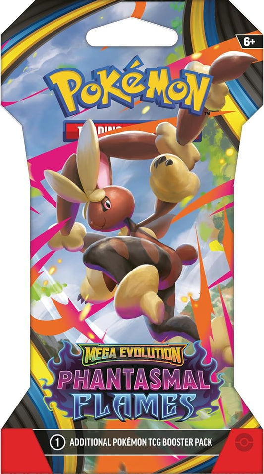 Pokémon TCG: Mega Evolution ME02  Phantasmal Flames Sleeved Booster  ESPAÑOL