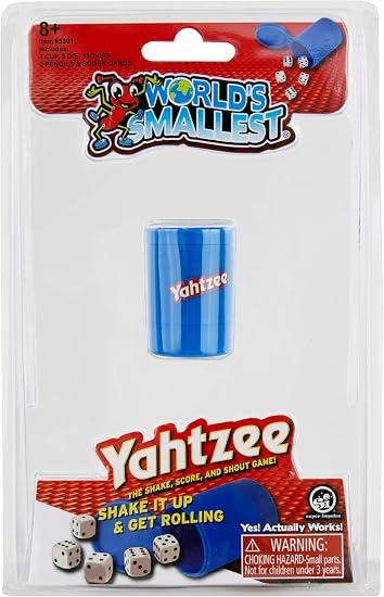 World's Smallest Yahtzee | Juego clásico en miniatura