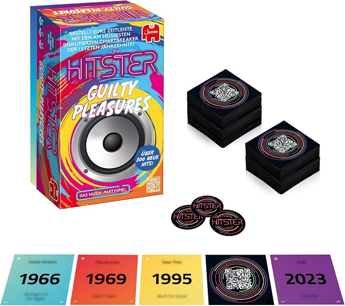 Hitster Guilty pleasures - INGLÉS