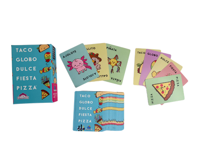 Taco Globo Dulce Fiesta Pizza en Español