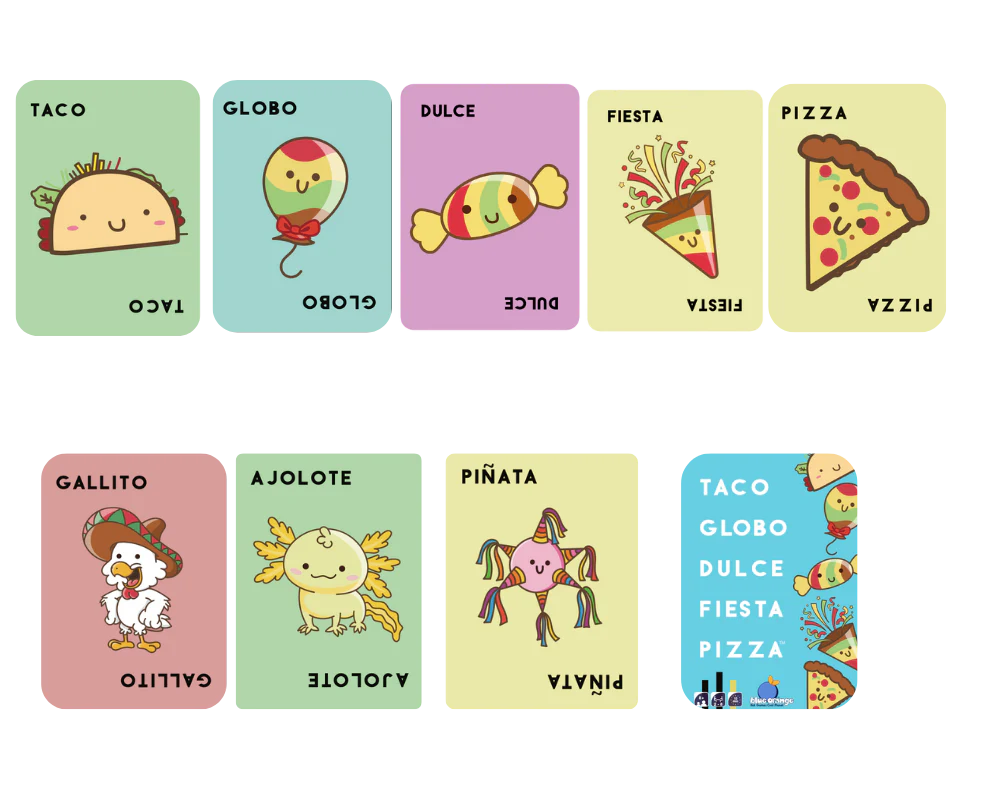 Taco Globo Dulce Fiesta Pizza en Español