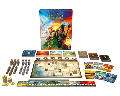 El Señor de los Anillos: Duelo por la Tierra Media Juego de Mesa Asmodee en Español