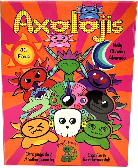 Axolojis - Juego De Mesa O Cartas Ajolotes Portatil para Niños Y Adultos