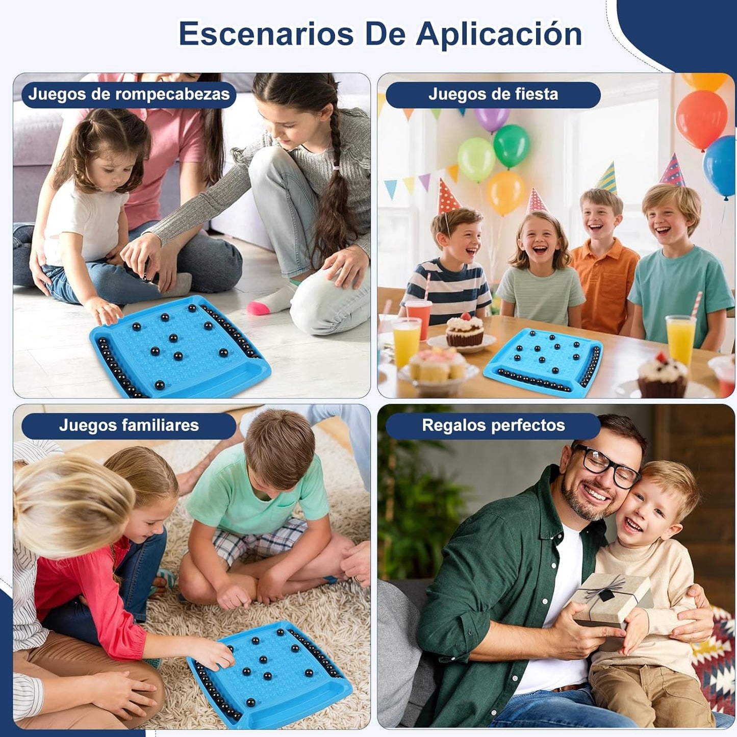 Juego Magnético con Tablero