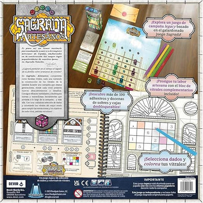 Sagrada: Artesanos Juego de Mesa en Español