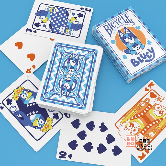 Baraja Coleccionable Bycicle Bluey