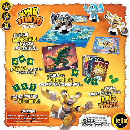 Devir King of Tokyo Origins Juego De Mesa En Español