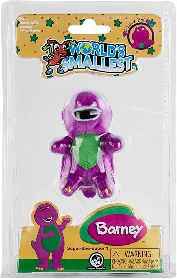 World's Smallest Peluche mini Barney