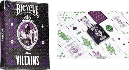 Naipes Baraja Coleccionable Bycicle Disney Villanos
