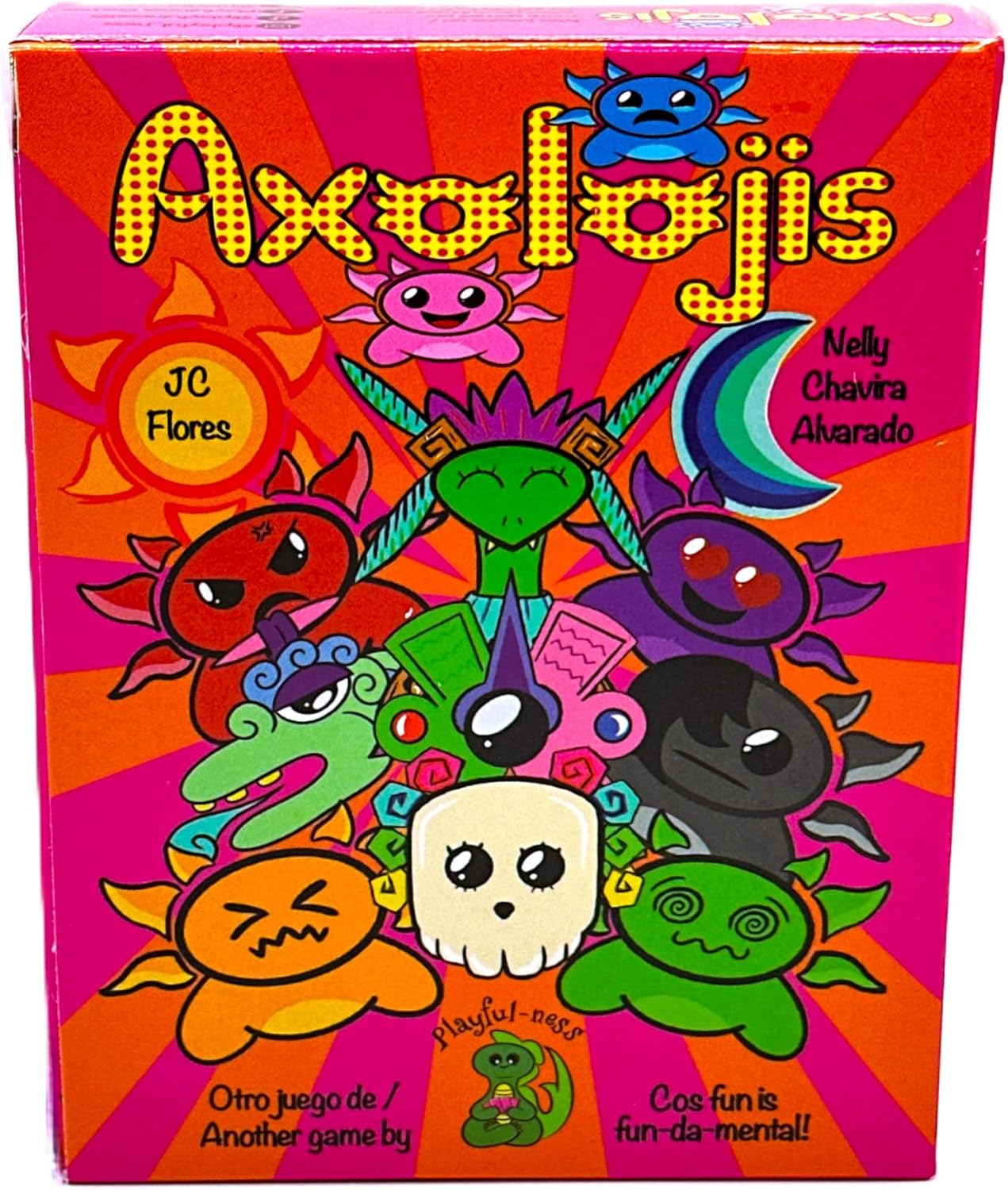 Axolojis - Juego De Mesa O Cartas Ajolotes Portatil para Niños Y Adultos