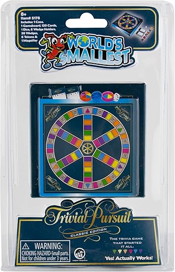 World's Smallest Trivial Pursuit | Juego clásico en miniatura