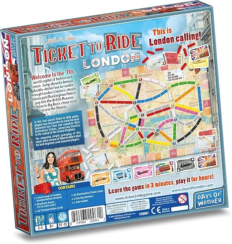 Ticket to ride London - Inglés