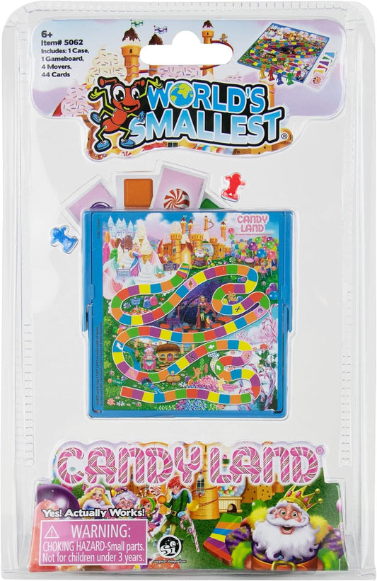 Worlds Smallest Candy Land - Juego de mesa en miniatura, juego de viaje