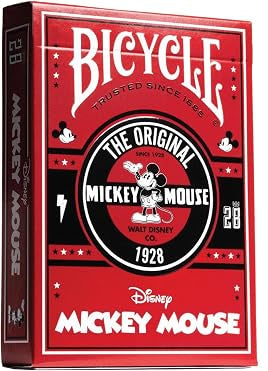 Naipes Baraja Coleccionable Bycicle Disney Mickey
