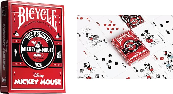 Naipes Baraja Coleccionable Bycicle Disney Mickey