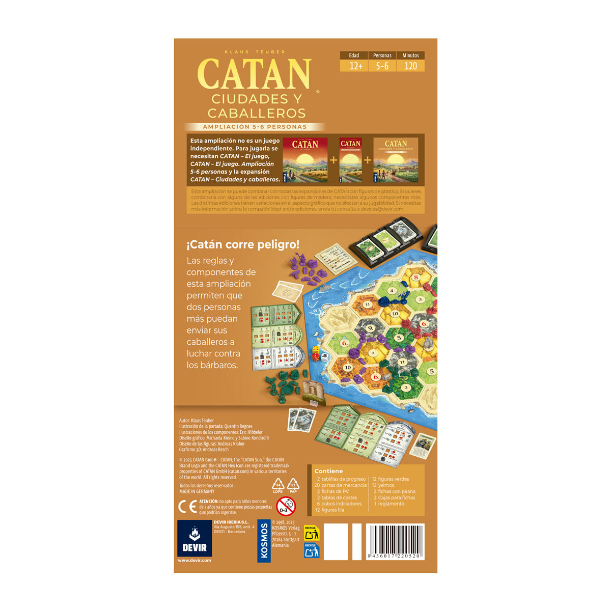 Catan: Ciudades y caballeros: Ampliación 5-6 jugadores