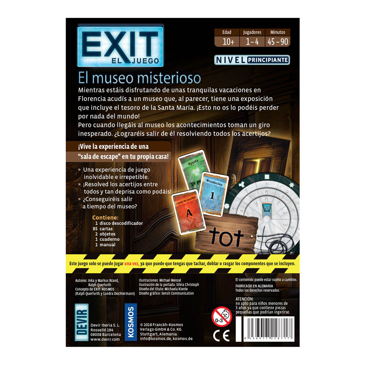 Exit: El Museo Misterioso. Nivel Principiante
