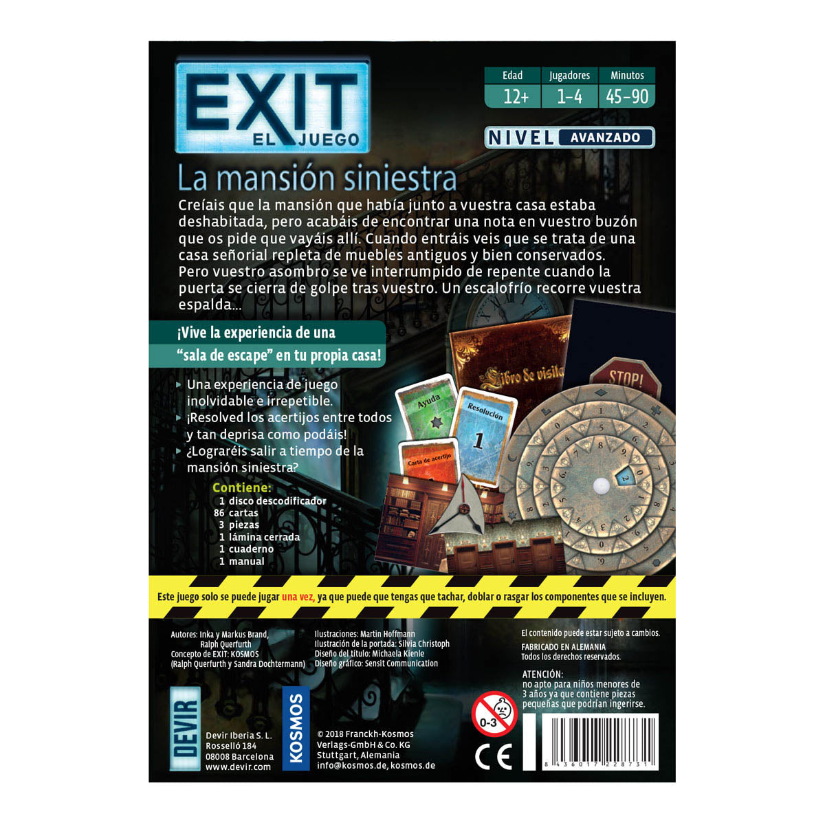 Exit: La Mansión Siniestra. Nivel Avanzado