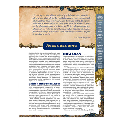 Pathfinder 2a Edición: Guia de Personajes de Presagios Perdidos - ESPAÑOL