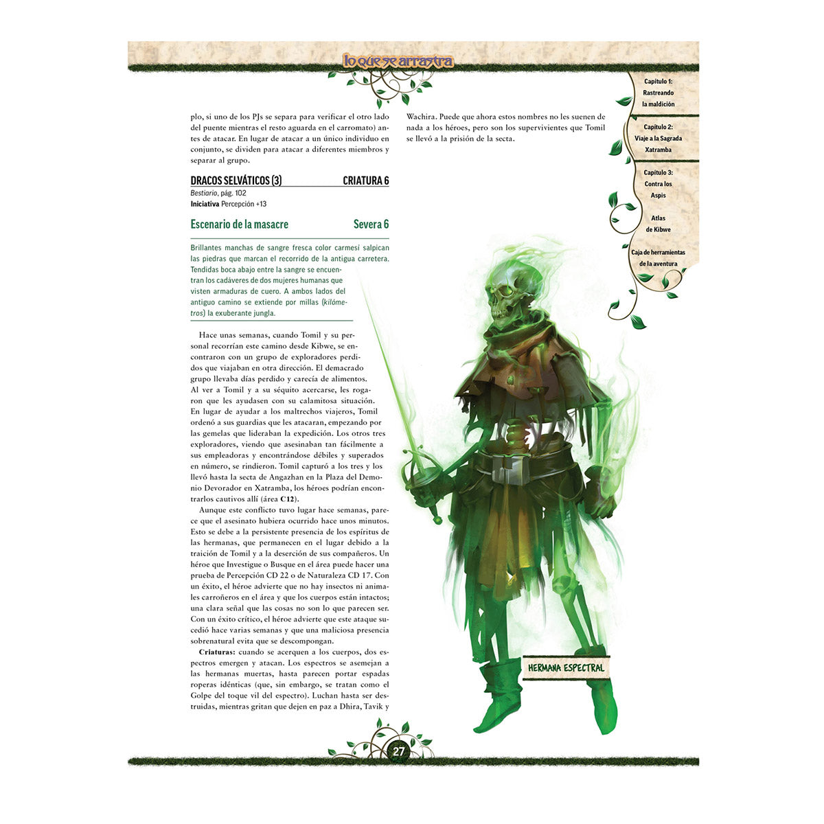 Pathfinder 2a Edición: Lo que se arrastra - ESPAÑOL