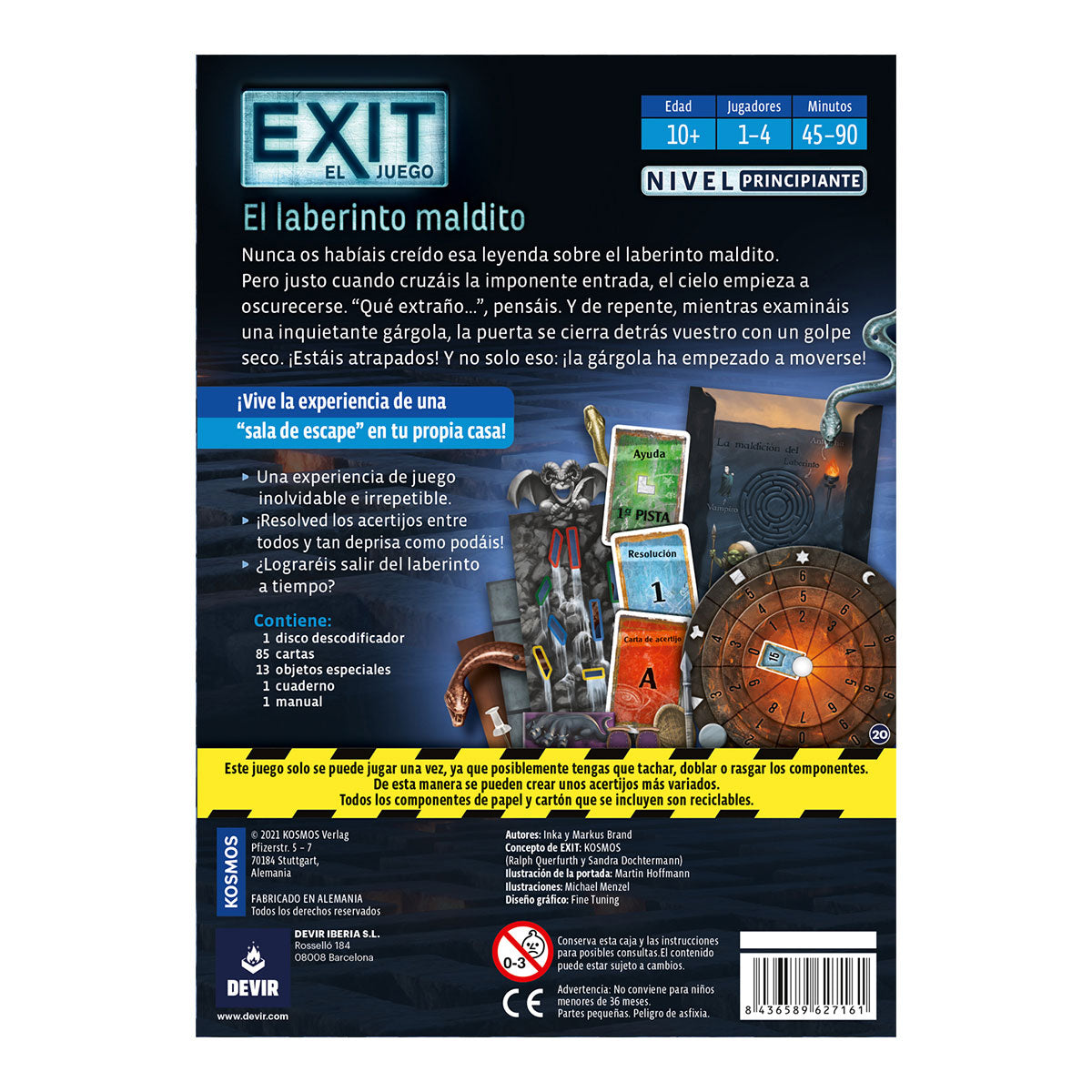 EXIT 19 - El Laberinto Maldito - Nivel: Principiante