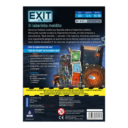 EXIT 19 - El Laberinto Maldito - Nivel: Principiante