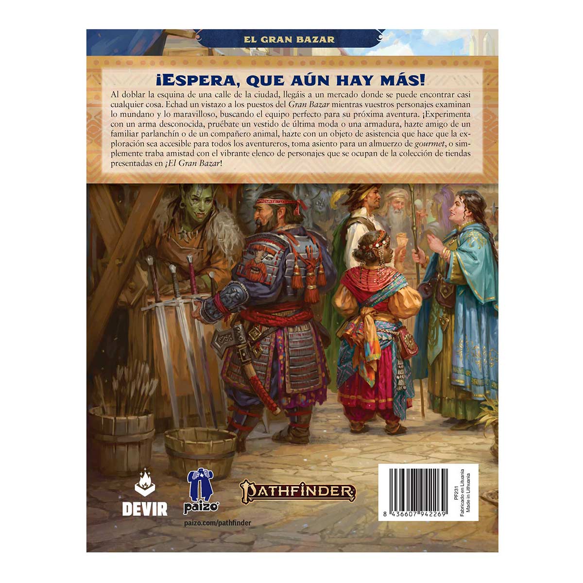 Pathfinder 2a Edición: El Gran Bazar - ESPAÑOL