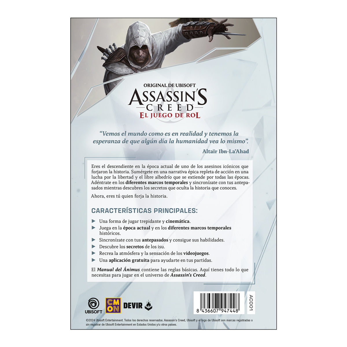 Assassins Creed 1: Libro del Ánimus  ESPAÑOL