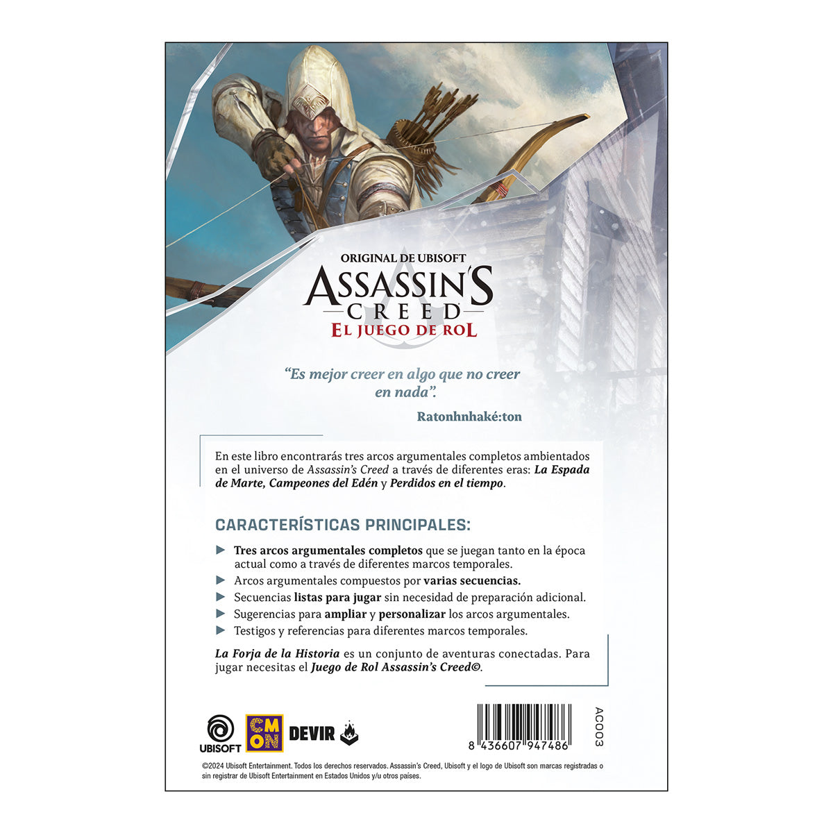 Assassins Creed 3: La Forja de la Historia  ESPAÑOL