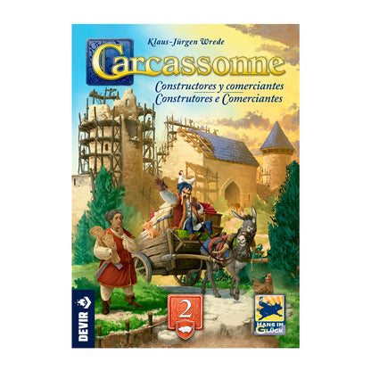 Carcassonne Expansión 2: Constructores y Comerciantes (Tercera Edición) - ESPAÑOL