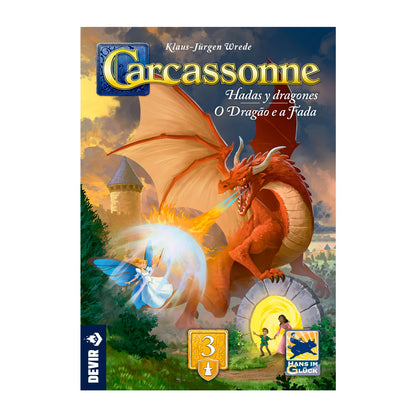 Carcassonne Expansión 3: Dragones y Hadas (Tercera Edición) - ESPAÑOL