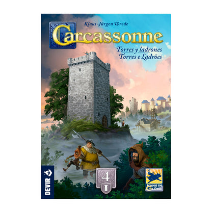 Carcassonne Expansión 4: Torres y Ladrones (Tercera Edición) - ESPAÑOL