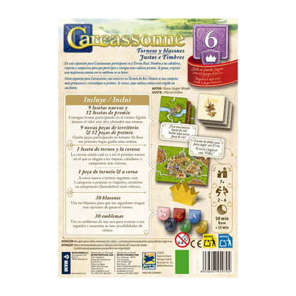 Carcassonne Expansión 6: Torneos y Blasones (Tercera Edición) - ESPAÑOL
