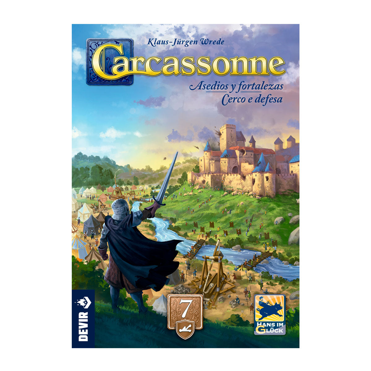 Carcassonne Expansión 7: Asedios y Fortalezas (Tercera Edición) - ESPAÑOL