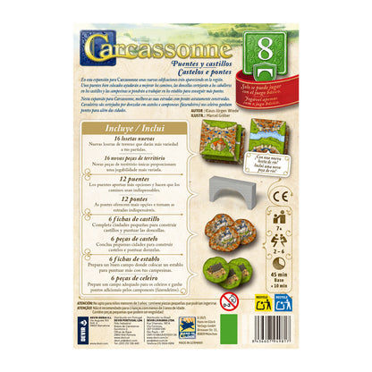 Carcassonne Expansión 8: Puentes y Castillos (Tercera Edición) - ESPAÑOL