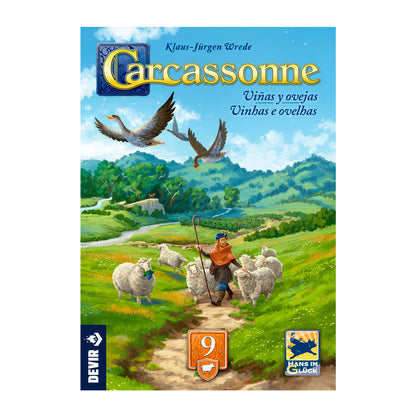 Carcassonne Expansión 9: Viñas y Ovejas (Tercera Edición) - ESPAÑOL