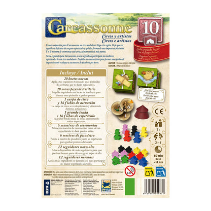 Carcassonne Expansión 10: Circos y Artistas (Tercera Edición) - ESPAÑ