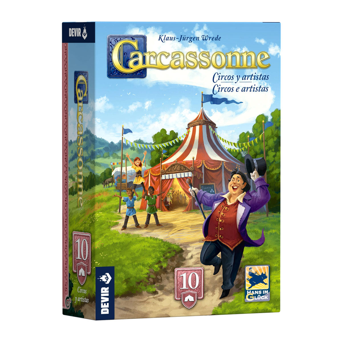 Carcassonne Expansión 10: Circos y Artistas (Tercera Edición) - ESPAÑ