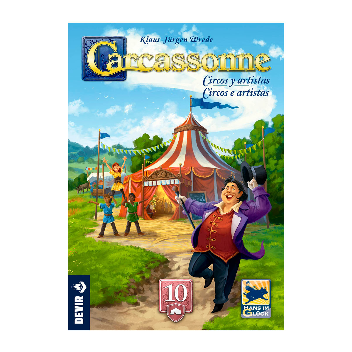 Carcassonne Expansión 10: Circos y Artistas (Tercera Edición) - ESPAÑ
