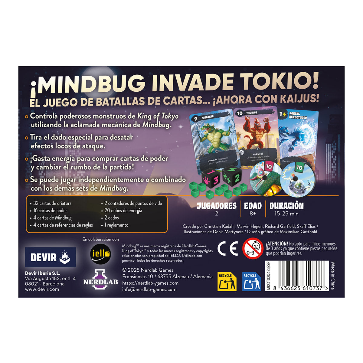 MindBug King Of Tokyo -  Español