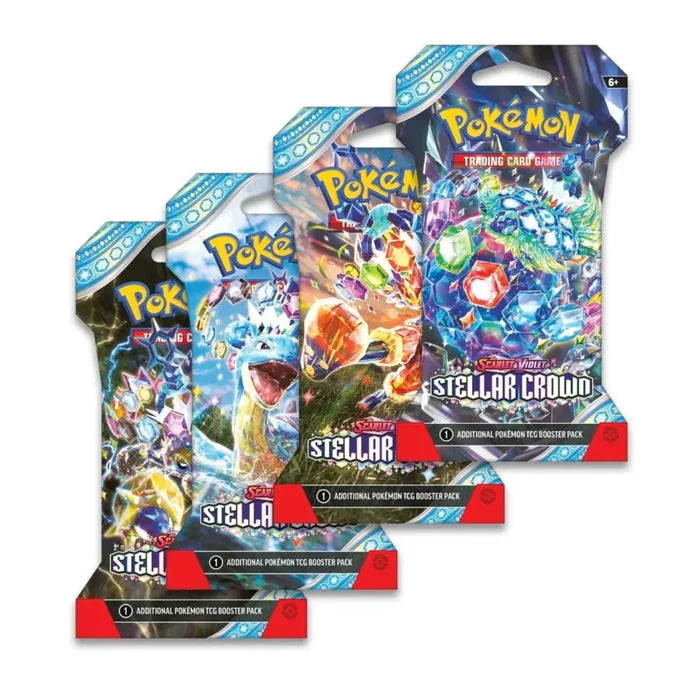 Pokémon TCG Scarlet & Violet 07 - Stellar Crown Sleeved Booster - ESPAÑOL