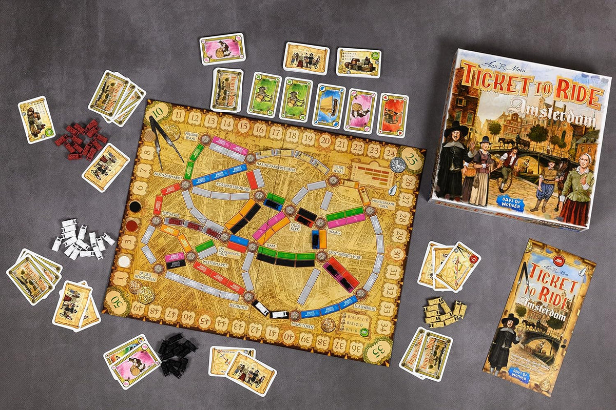 Ticket to ride Amsterdam - Inglés